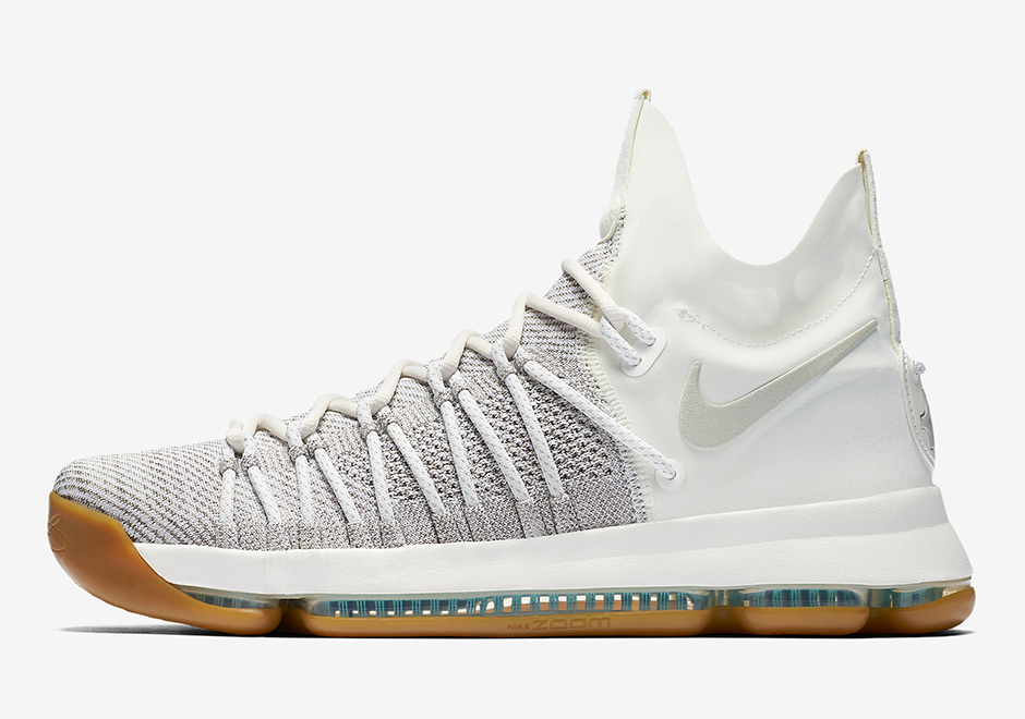 Nike Kd 9 Elite Pale Grey Ivory 1