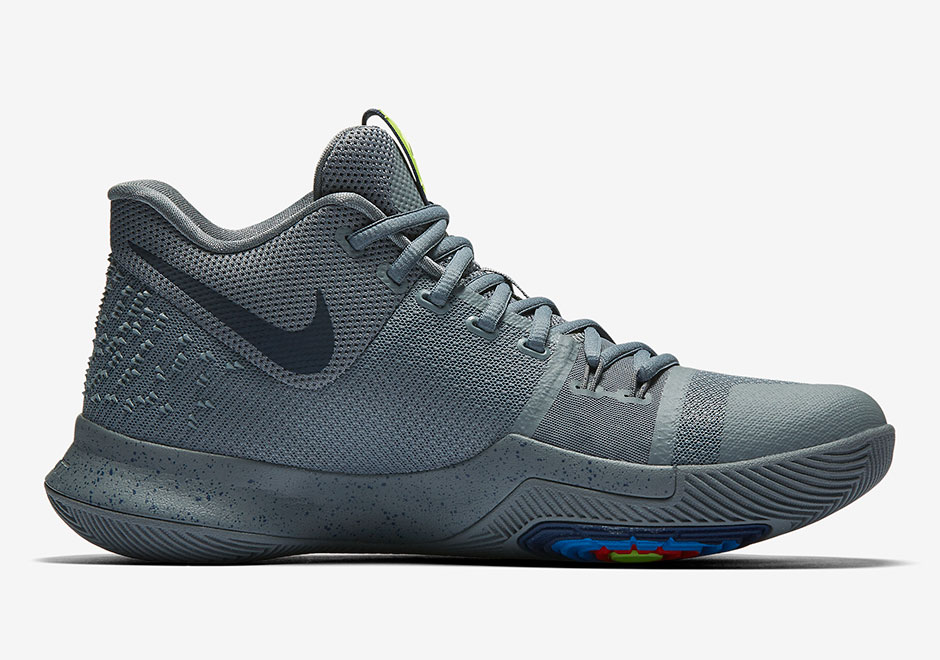 Nike Kyrie 3 Cool Grey Anthracite Polar Blue 2