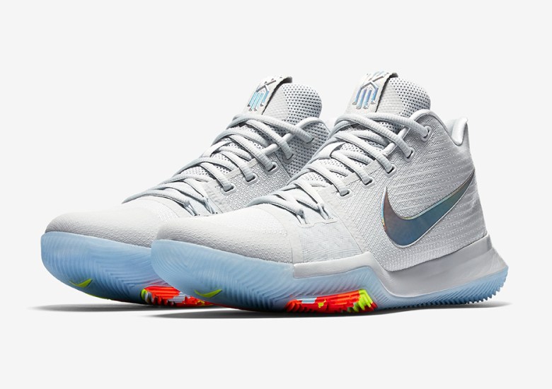 The Nike Kyrie 3 “Iridescent Swoosh” Releases Next Week