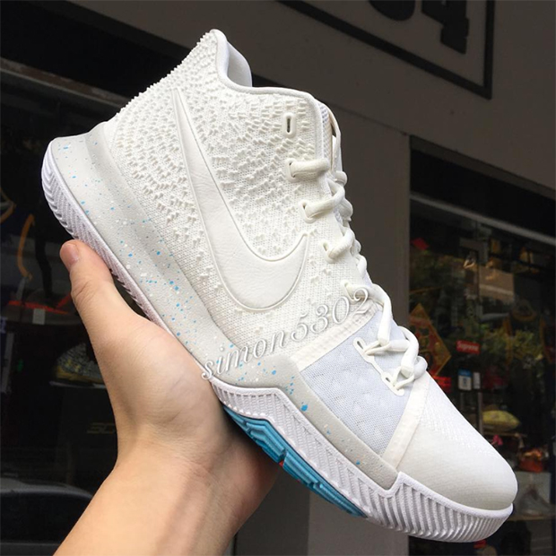 Nike Kyrie 3 White Blue Speckle 03