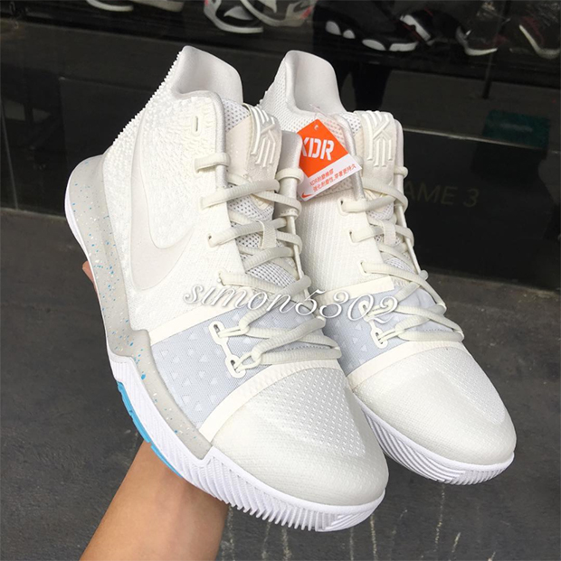 Nike Kyrie 3 White Blue Speckle 04