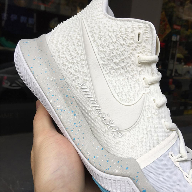 Nike Kyrie 3 White Blue Speckle 05