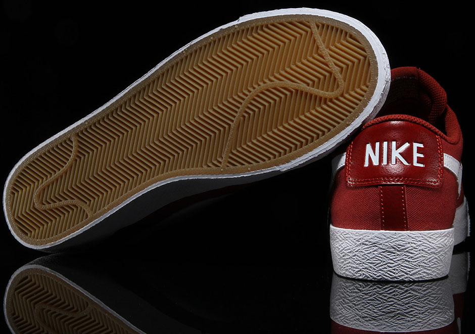 Nike Sb Blazer Low Canvas Dark Cayenne 4