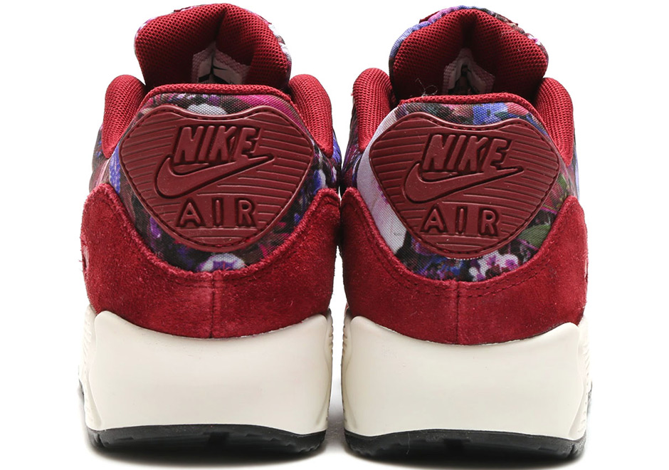 Nike Wmns Air Max 90 Team Red Floral 881105 600 4