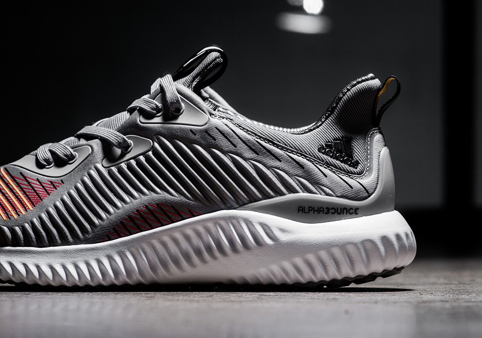 Adidas Alphabounce Hpc Grey Orange 4