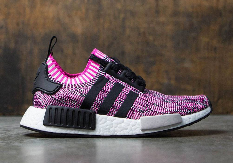 Adidas Nmd R1 Primeknit Shock Pink Bb2363 2