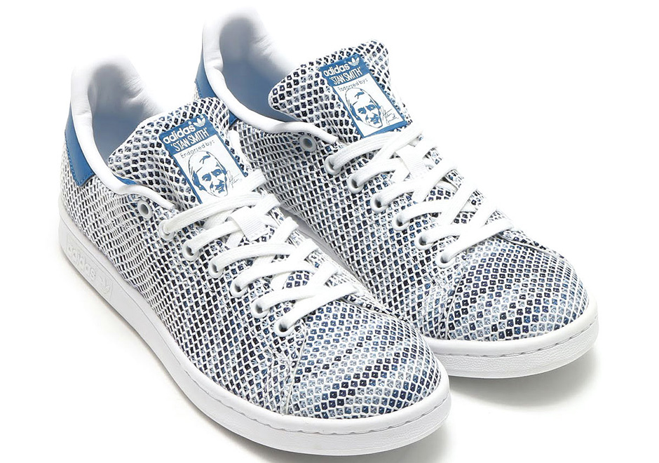 Adidas Stan Smith Mesh White Core Blue S82251 1