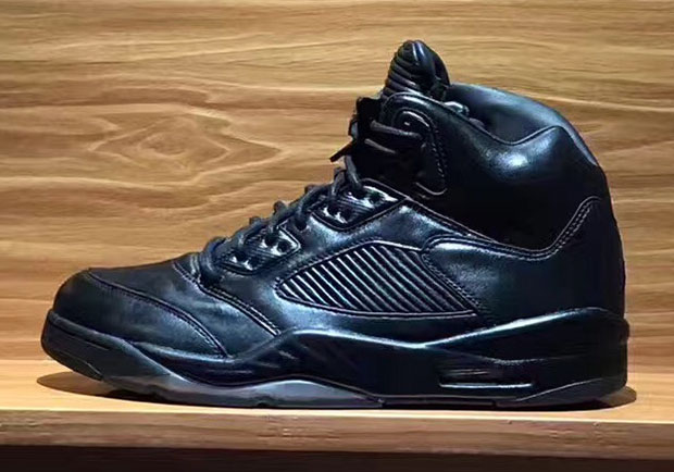 The Air Jordan 5 Premium "Triple Black" Is Set To Release This Summer