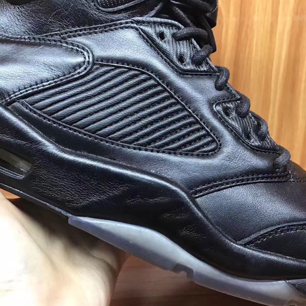 Air Jordan 5 Premium Triple Black First Look 07