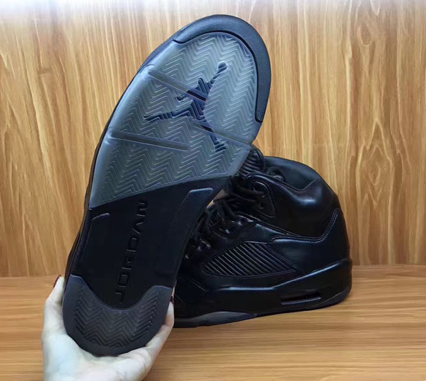 Air Jordan 5 Premium Triple Black First Look 08