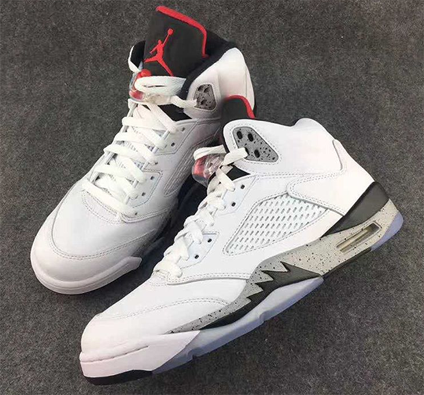 Air Jordan 5 White Cement 2