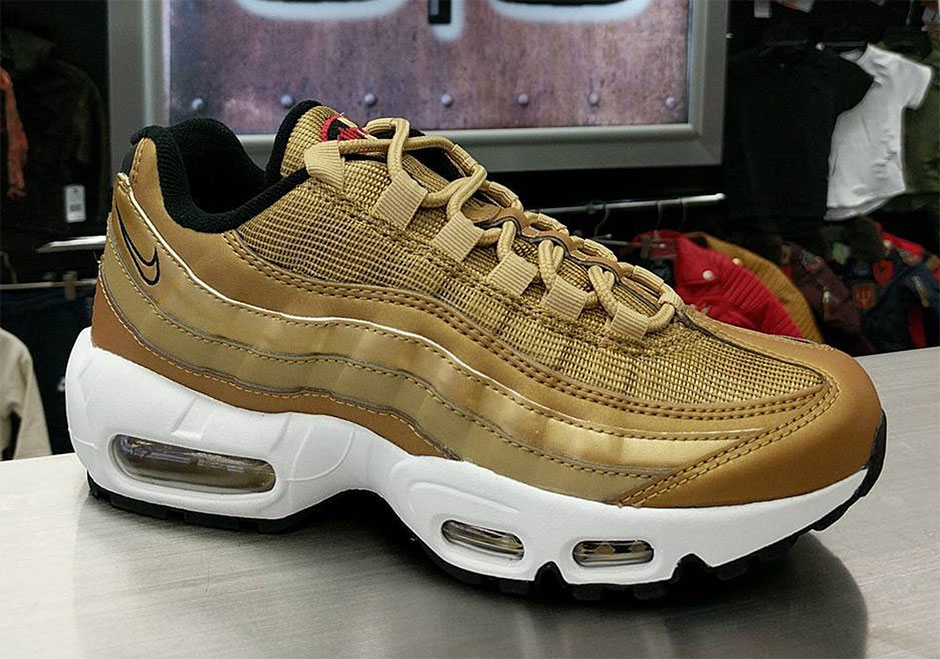 The Nike Air Max 95 Is Releasing In "Metallic Gold"