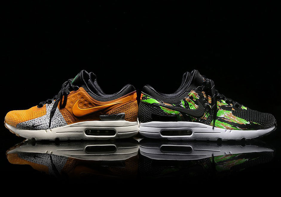 The atmos x NIKEiD Air Max Zero "Safari" And "Camo" Are Limited To 400 Pairs Each