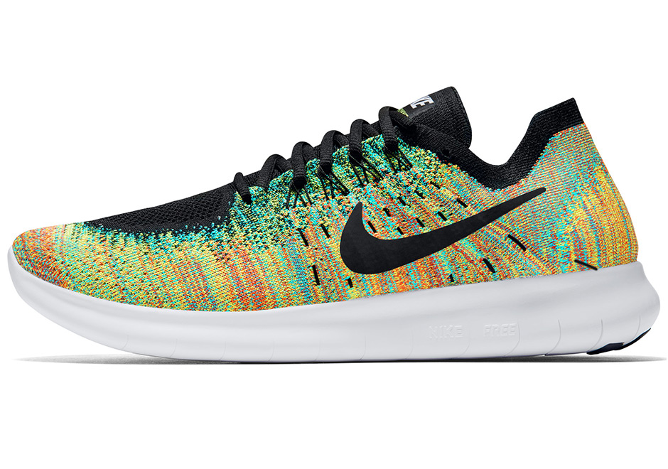 Nike Free Rn Flyknit Multicolor 880843 005