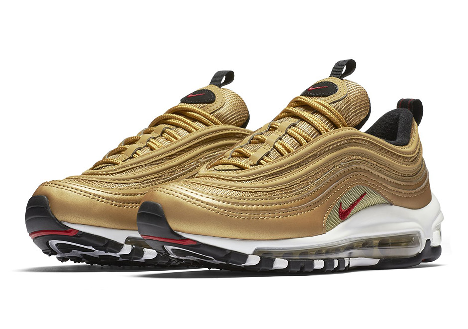 Nike Air Max 97 OG "Metallic Gold" Releasing In Kids Sizes