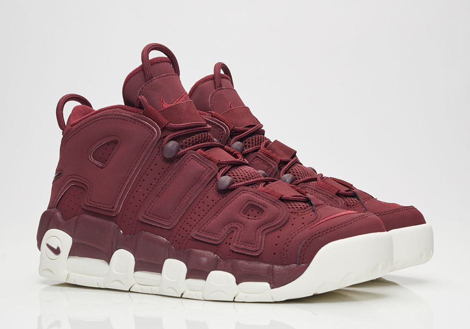 Nike Air More Uptempo Bordeaux Dark Maroon Release Date 02