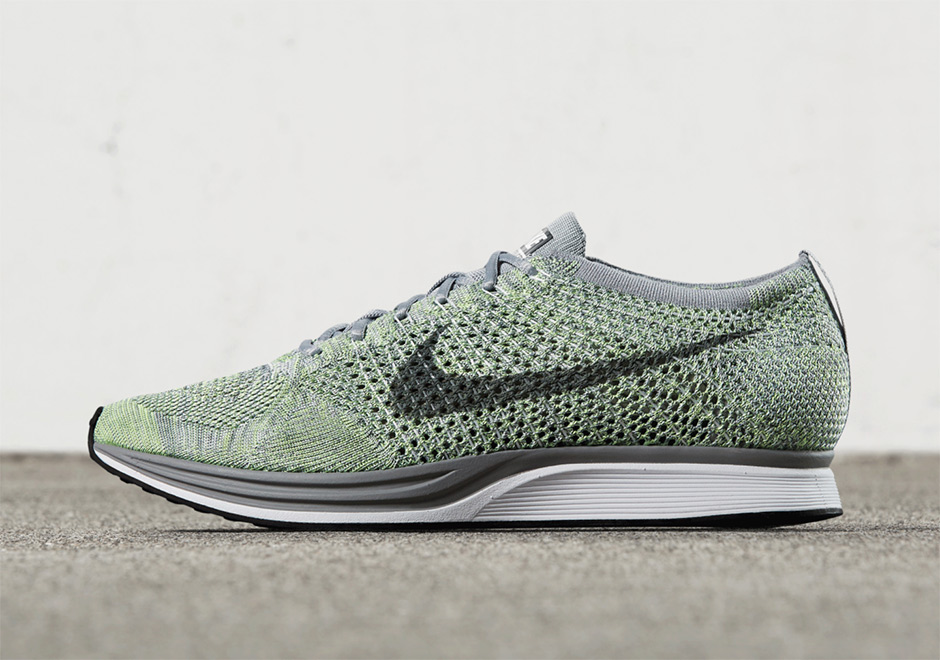 Nike Flyknit Racer Macaroon Pack Green