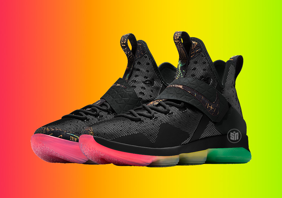 Nike Lebron 14 Id Rise And Shine