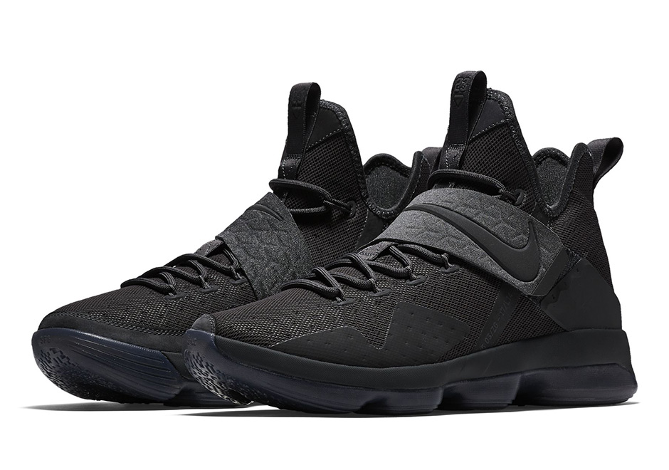 Nike Lebron 14 Triple Black Anthracite 1