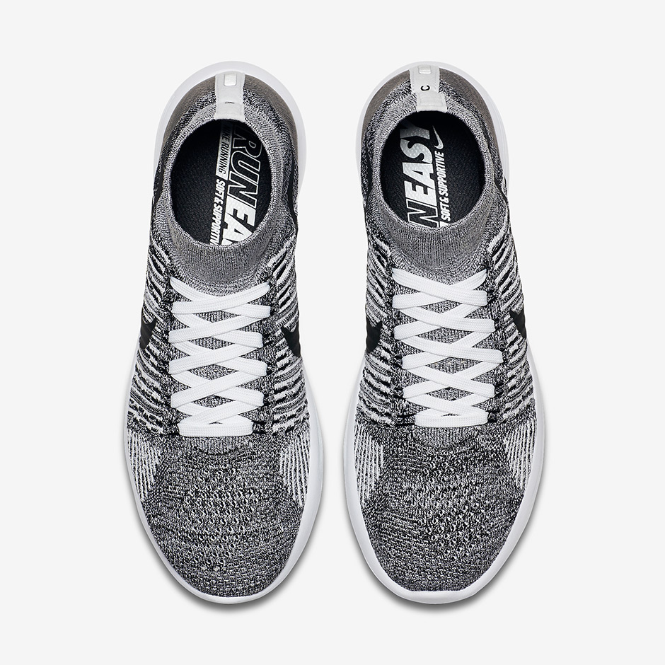 Nike Lunarepic Flyknit White Black Oreo 818676 101 3