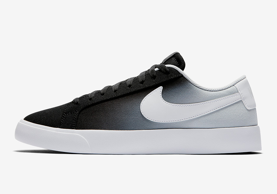 Nike Sb Blazer Vapor Textile Black White Fade 1