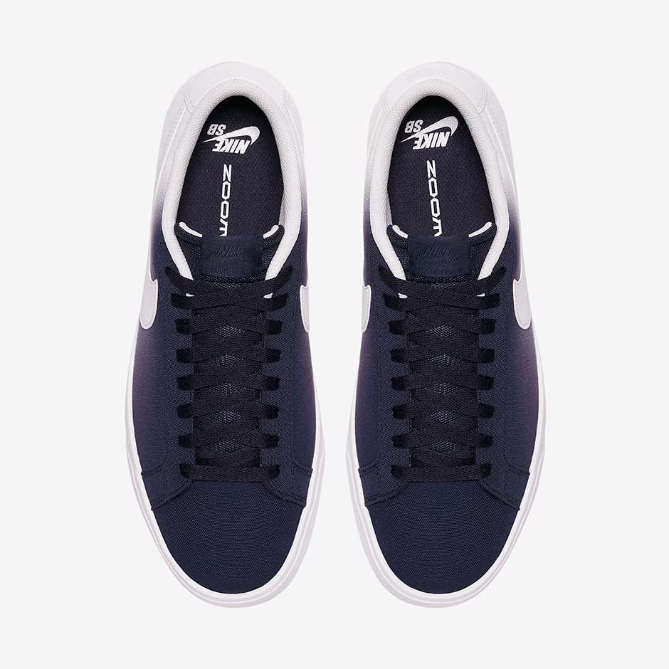 Nike Sb Blazer Vapor Textile Obsidian White Fade 2