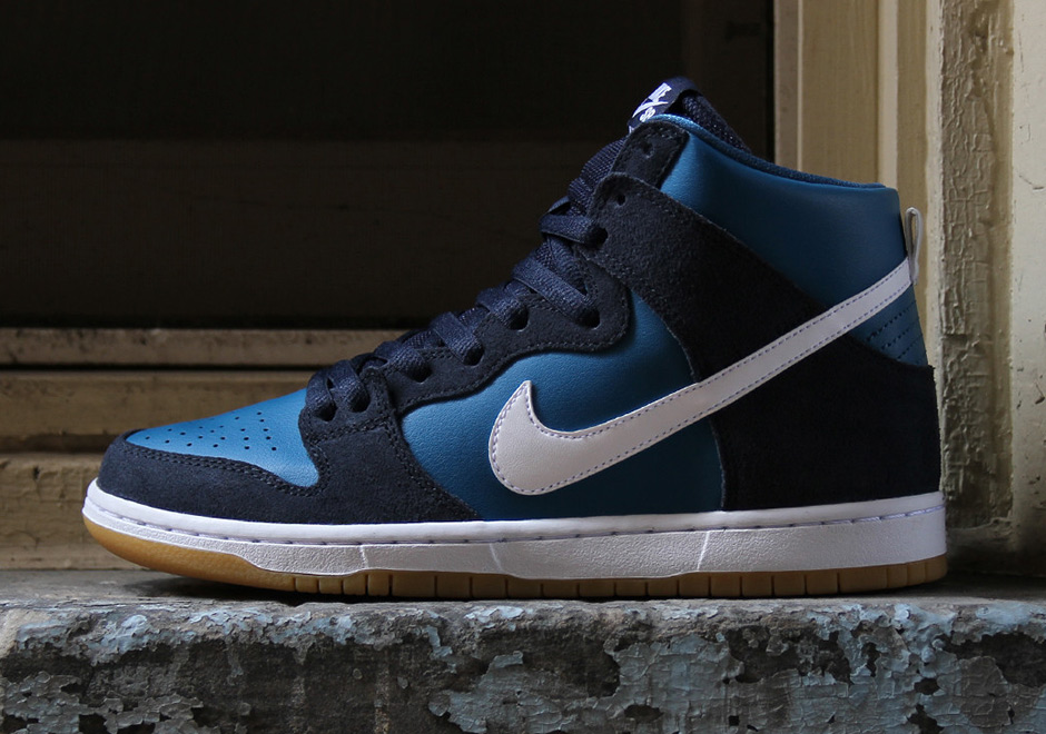 Nike Sb Dunk High Pro Obsidian Industrial Blue White