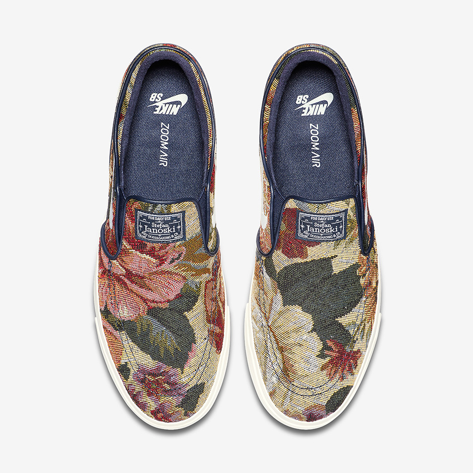 Nike Sb Janoski Slip On Floral 3