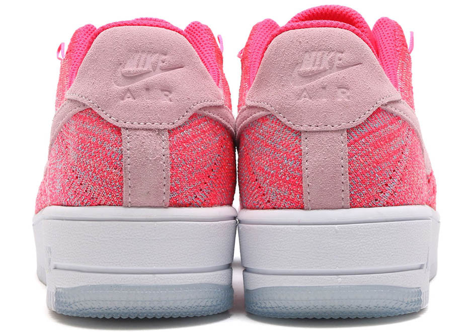 Nike Wmns Air Force 1 Flyknit Low Fuchsia Glow 4