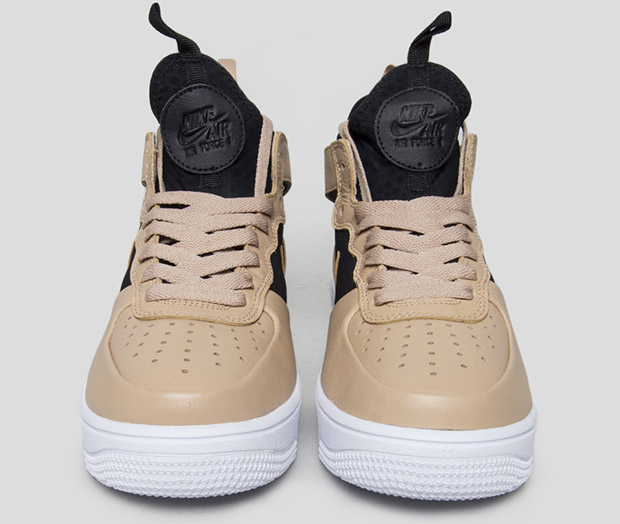 Nike Wmns Air Force 1 Ultraforce Mid Vachetta Tan Black 2