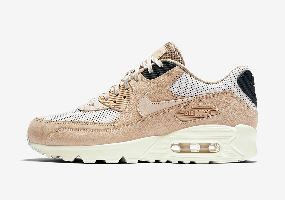 Nike Wmns Air Max 90 Pinnacle Mushroom Oatmeal Light Bone 2