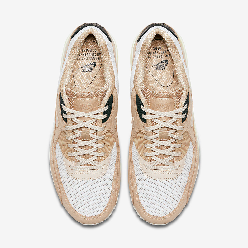 Nike Wmns Air Max 90 Pinnacle Mushroom Oatmeal Light Bone 3