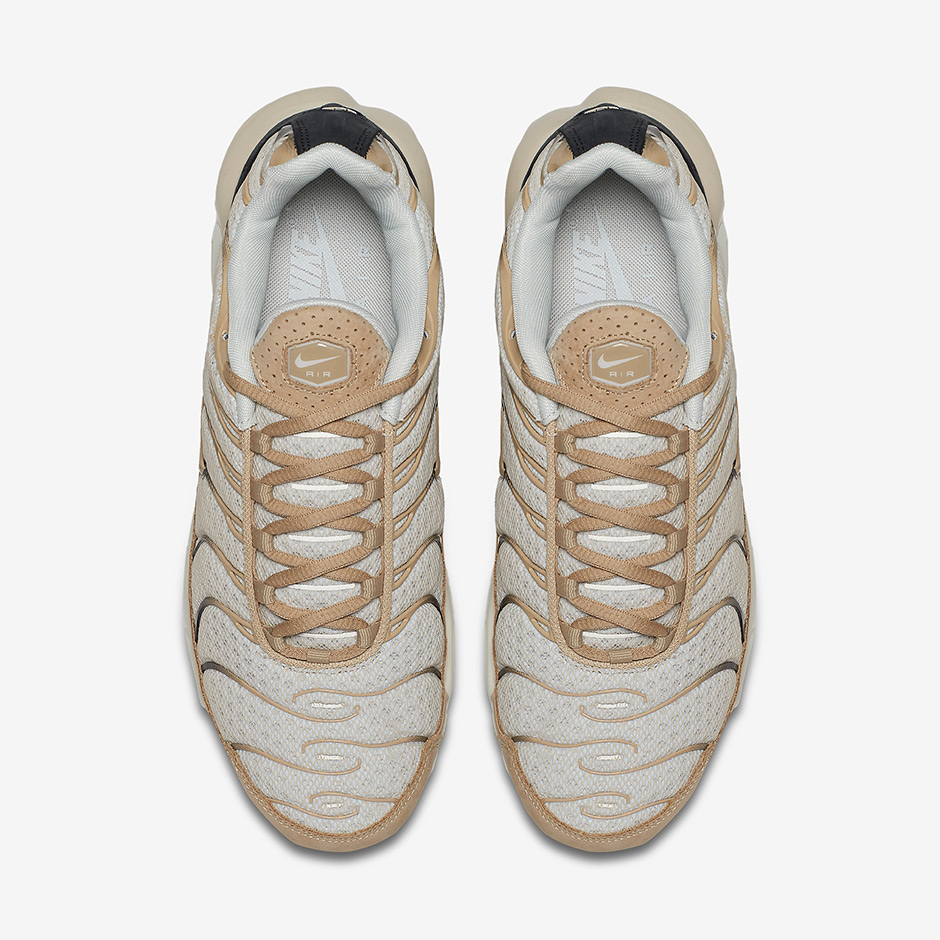 Nikelab Air Max Plus Light Bone Black Sail Oatmeal 3