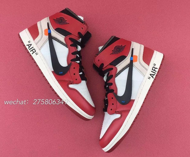 Off White Air Jordan 1 Chicago Detailed Photos 03