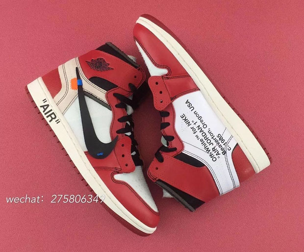 Off White Air Jordan 1 Chicago Detailed Photos 04