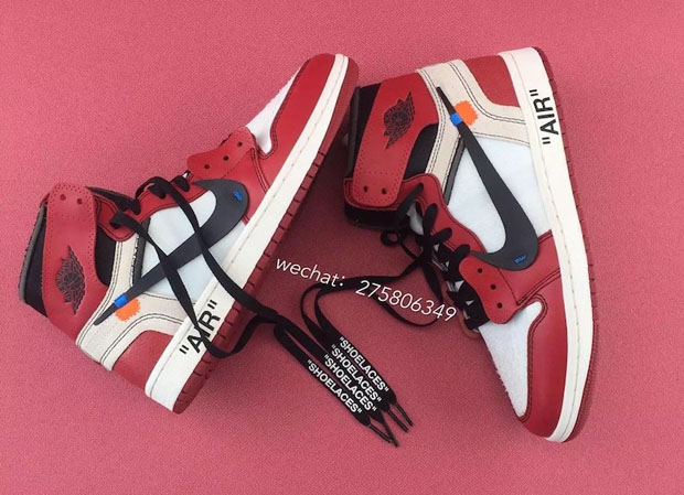 Off White Air Jordan 1 Chicago Detailed Photos 05