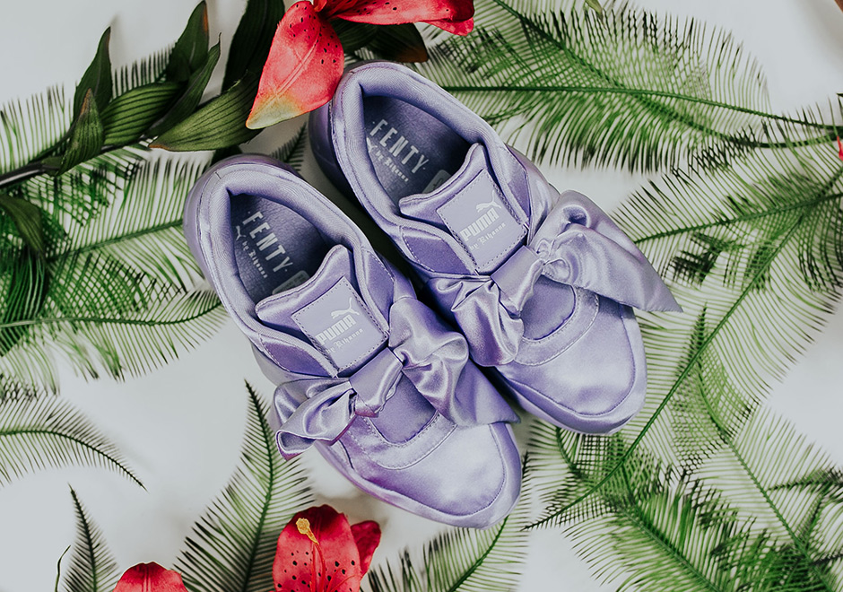 Rihanna Puma Fenty Bow Sweet Lavendar 2