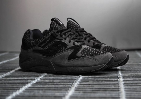 The Saucony GRID 9000 Gets A Yeezy-Like Speckled Knit Upper