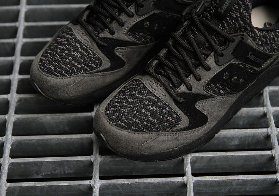 Saucony Grid 9000 Knit Pack Black 2