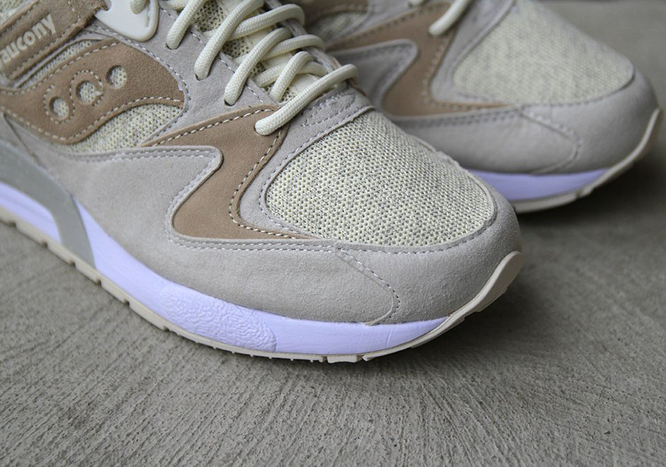 Saucony Grid 9000 Knit Pack Tan 2