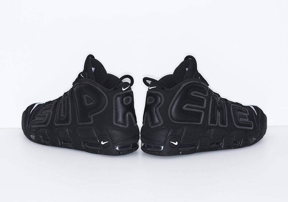 Supreme Nike Uptempo Black Release Date 1