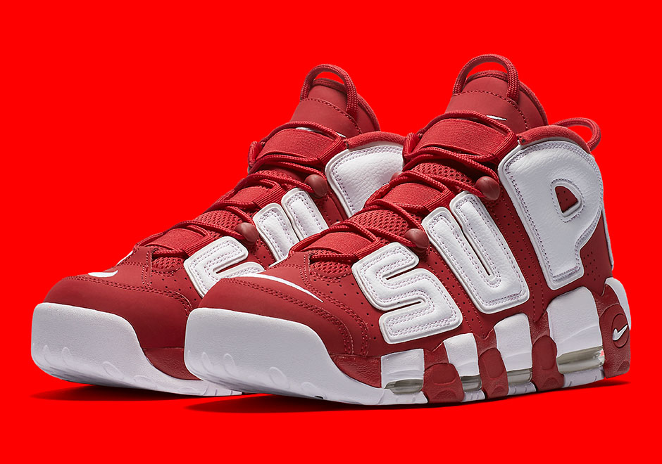 Supreme Nike Uptempo Red Release 6