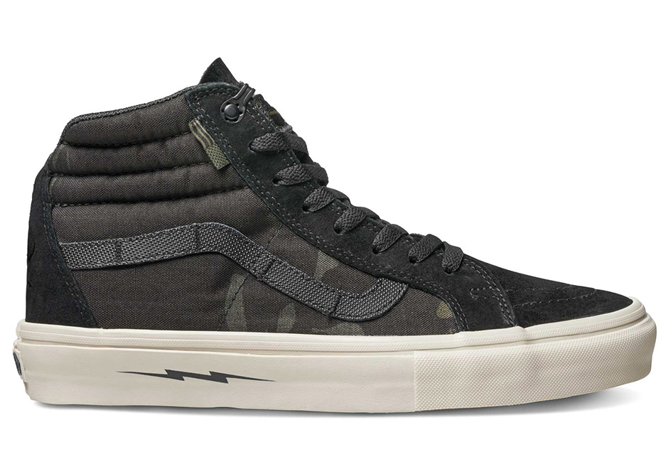 Defcon Vans Sk8 Hi Nb Pro 2017 Tan Black Olive Camo 5