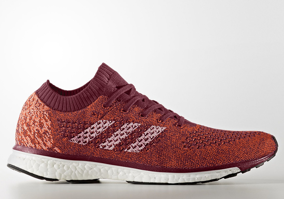 Adidas Adizero Primeknit Boost Ltd Burgundy 2