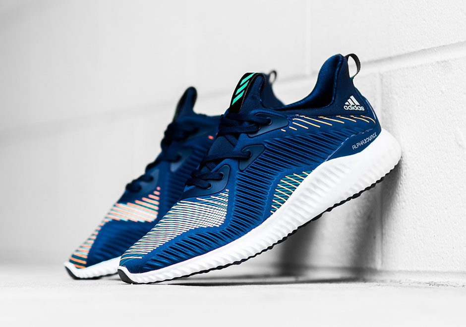 adidas AlphaBounce "Mystery Blue" Hits Stores