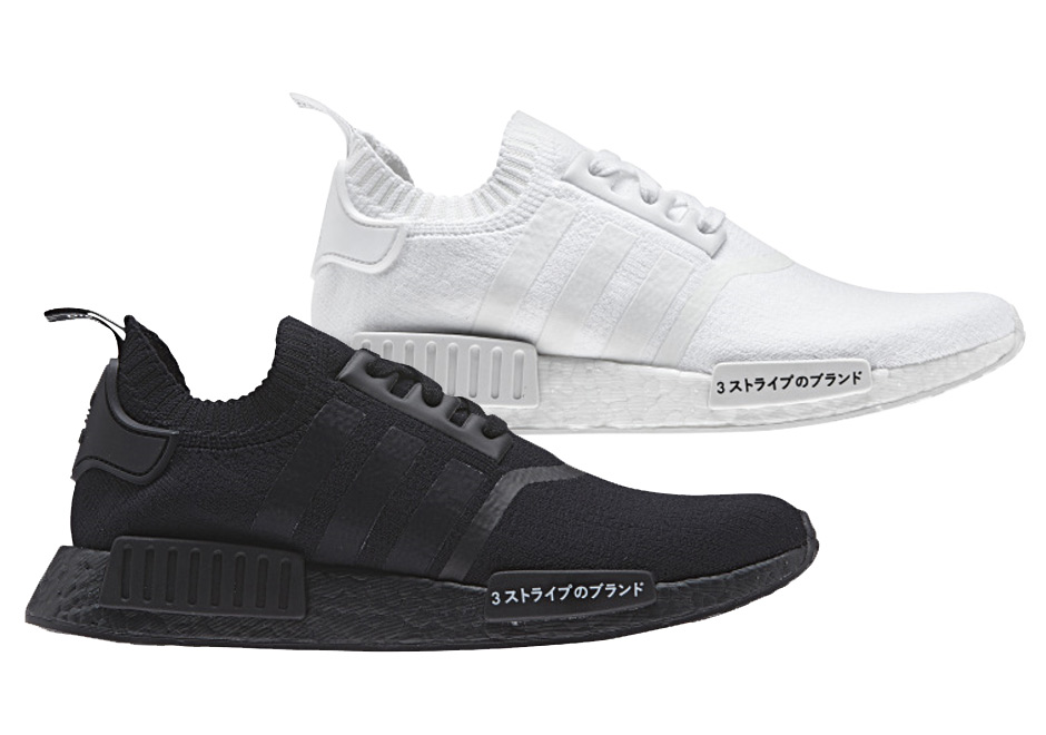 adidas NMD R1 Primeknit "Triple Black" And "Triple White" Releasing In August