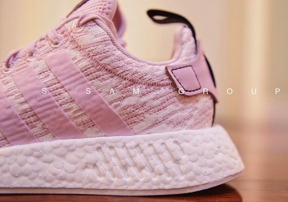 Adidas Nmd R2 Pink White 2