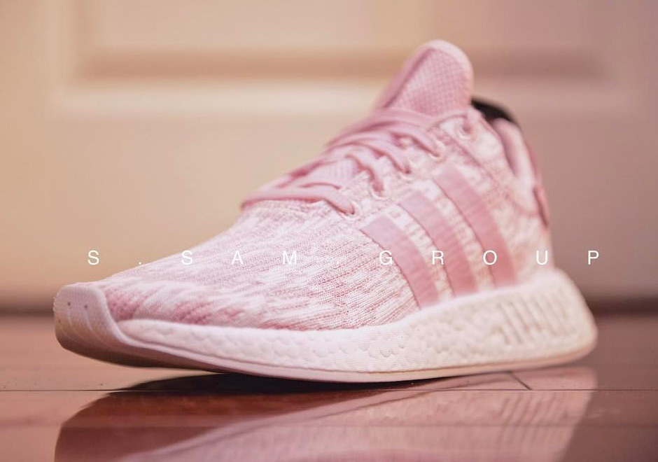 Adidas Nmd R2 Pink White 6