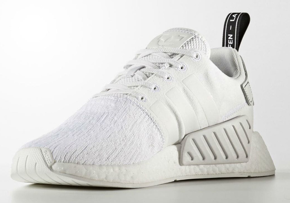 "Triple White" Is Hitting The adidas NMD R2 Primeknit