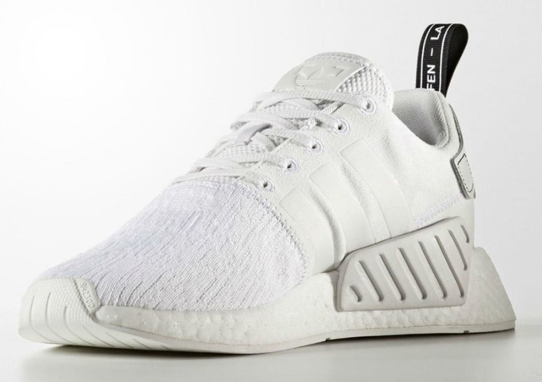 “Triple White” Is Hitting The adidas NMD R2 Primeknit